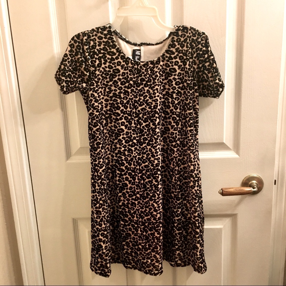 'All That Jazz’ Leopard Print Dress - Med